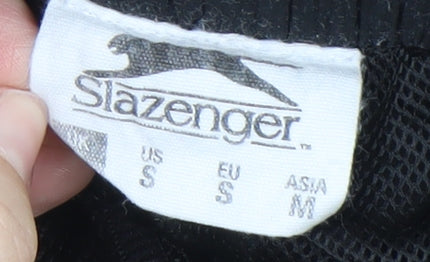 Slazenger Men's Black Jogger Trousers - Size S, Gym Wear