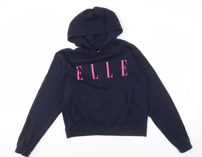 Elle Girls Blue Pullover Hoodie - Size 14/15 Years
