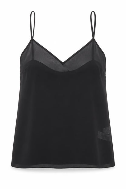 Womens UK Size 14 Coast Black Camisole Tank