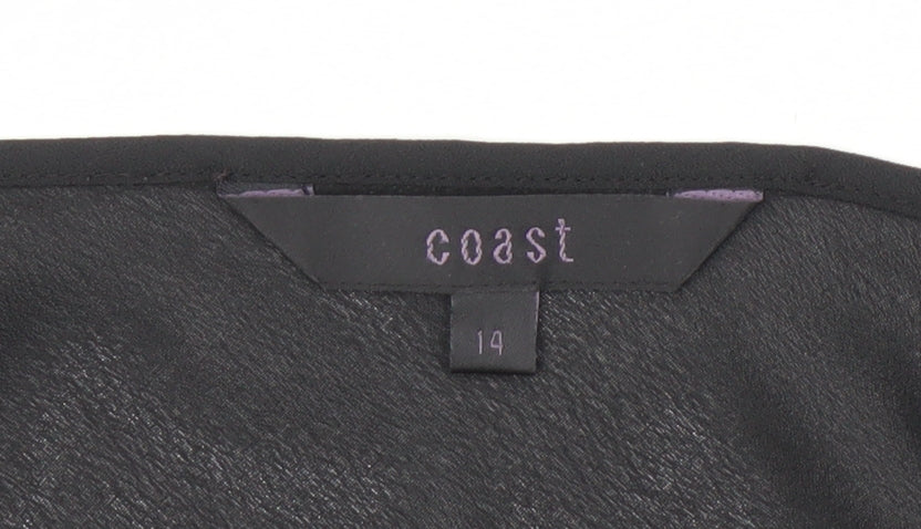 Coast Women's Black Camisole Tank, Size 14