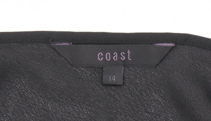 Coast Women's Black Camisole Tank, Size 14