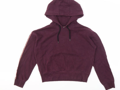 DKNY Women’s Purple Hoodie, Size S, Logo Accent
