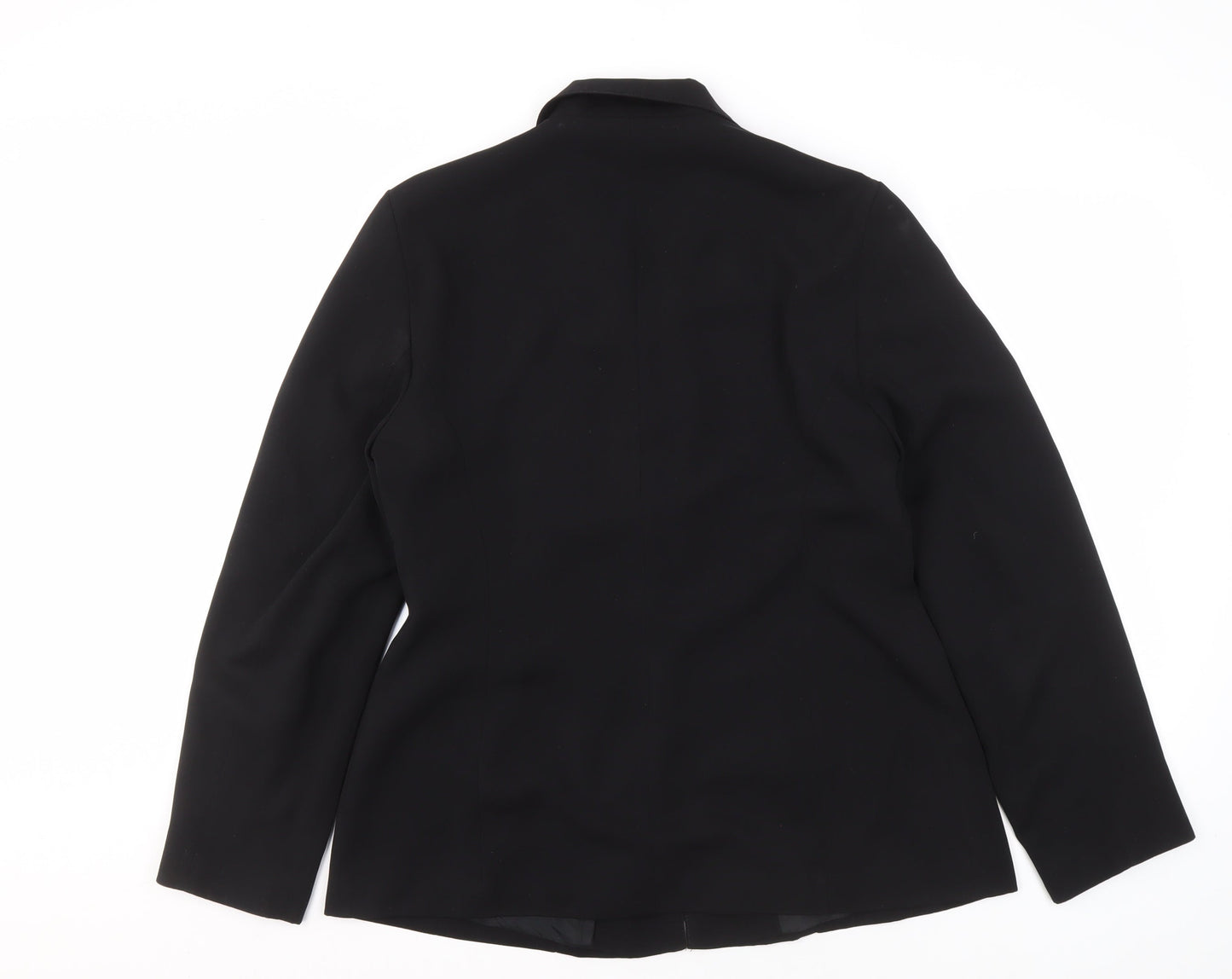 Wallis Women's Black Suit Jacket Blazer Size 14