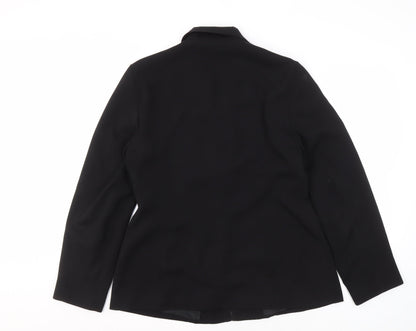 Wallis Women's Black Suit Jacket Blazer Size 14