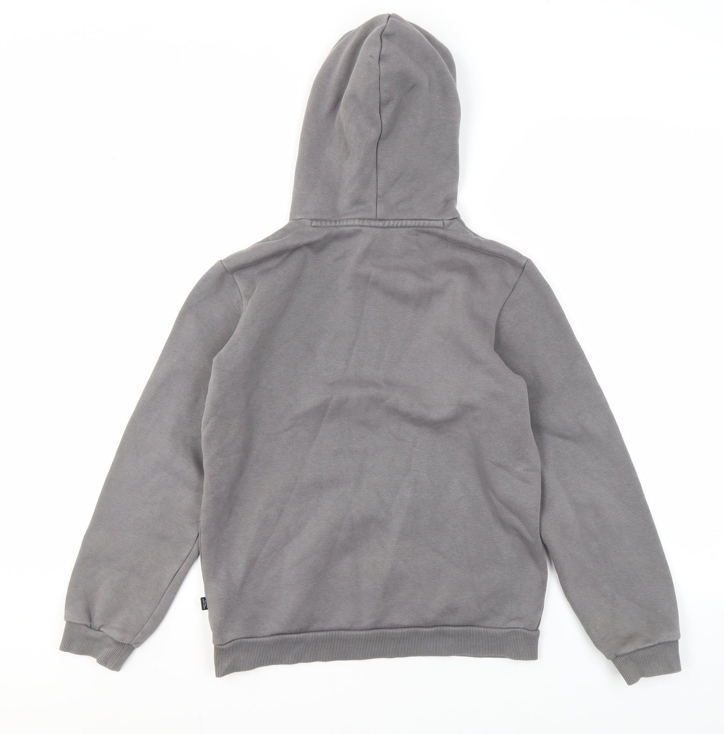 Puma Girls Grey Pullover Hoodie XL Graphic Print