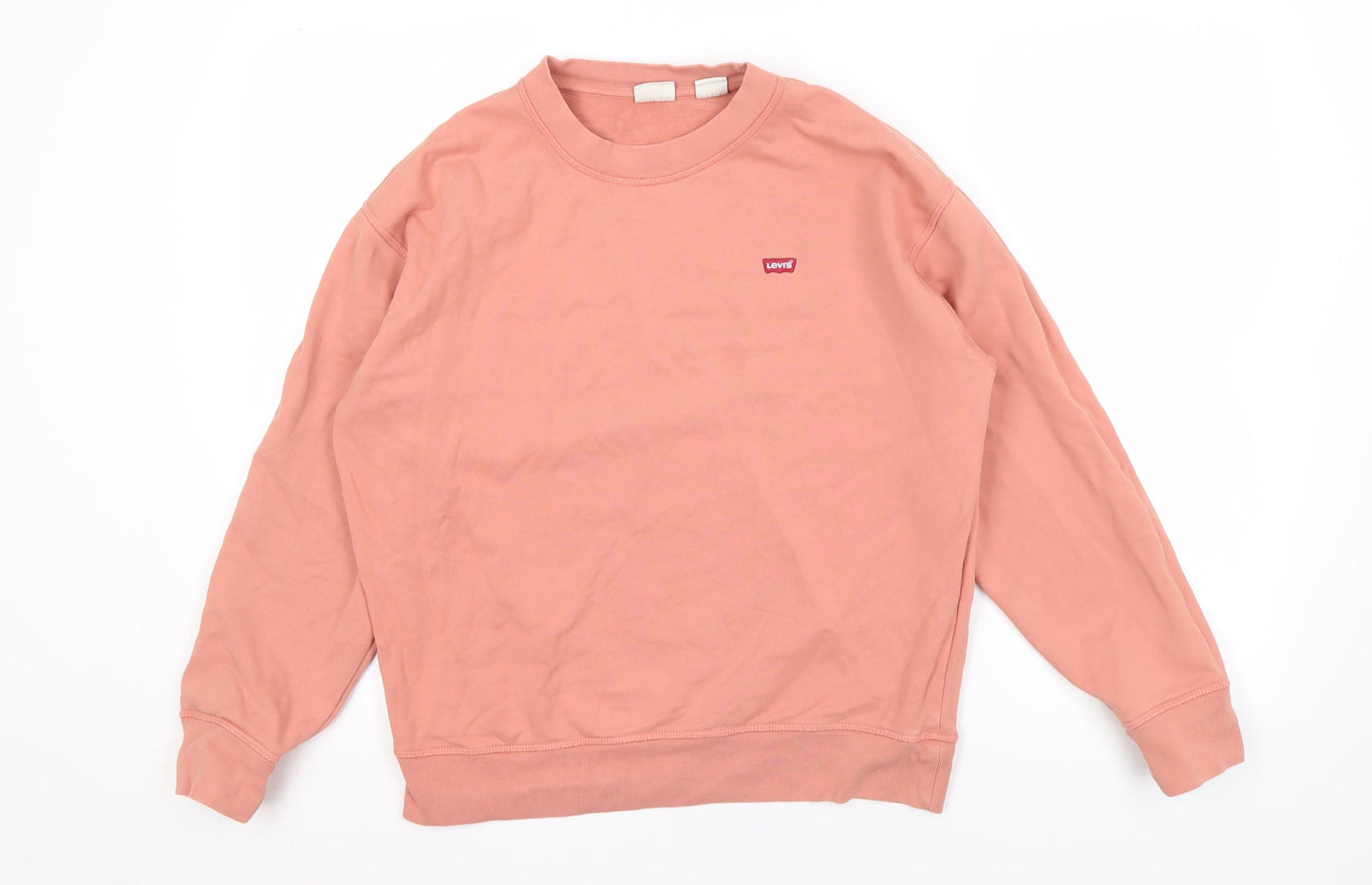 Mens UK Size S Levi's Pink Pullover Sweatshirt