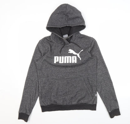 Puma Women's Grey Pullover Hoodie XS