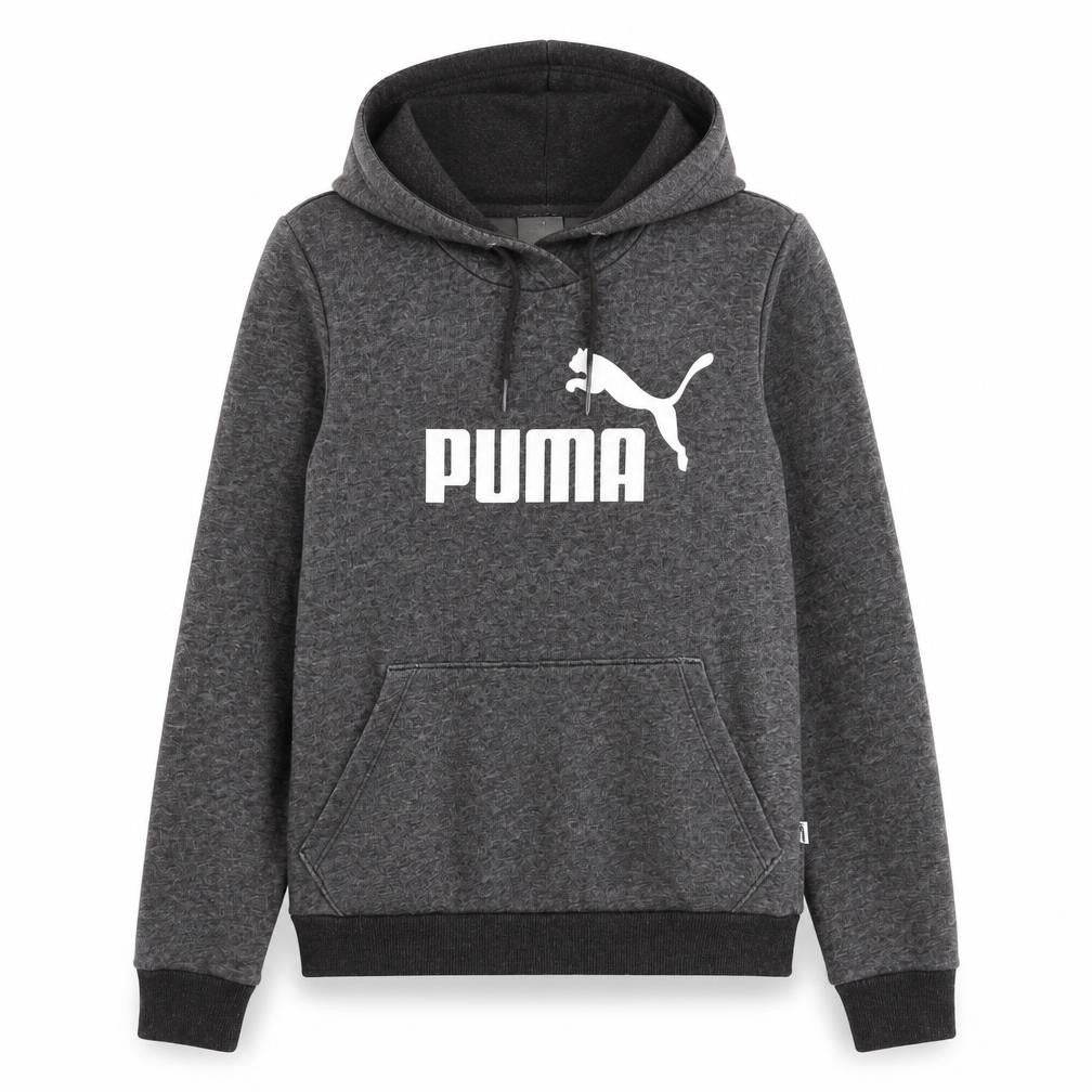 Womens UK Size XS PUMA Grey Pullover Hoodie