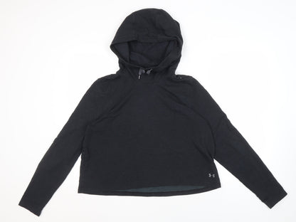 Unisex Adults UK Size L Under armour Black Pullover Hoodie