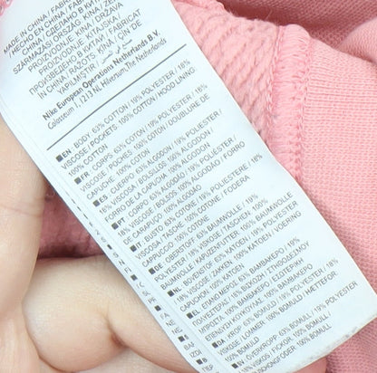 Nike Women's Pink Pullover Hoodie, Size S - Stylish & Comfy