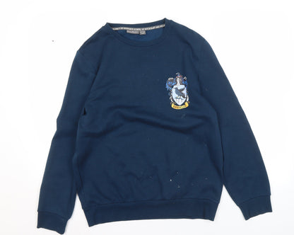 Womens UK Size S Harry Potter Blue Pullover Sweatshirt