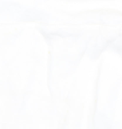 Champion Unisex White Hoodie M - Logo, Casual, Fleece