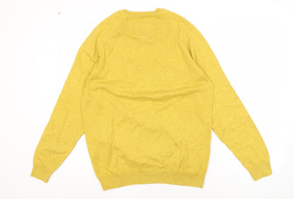 Superdry Men's Yellow L Pullover Jumper Casual