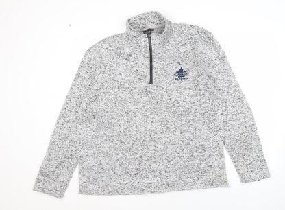 Mens UK Size L Atlas For Men Grey Pullover Sweatshirt