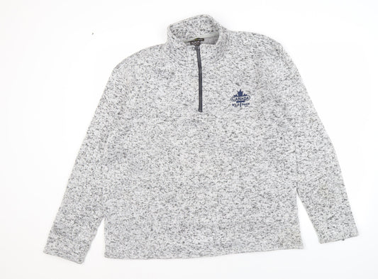 Mens UK Size L Atlas For Men Grey Pullover Sweatshirt