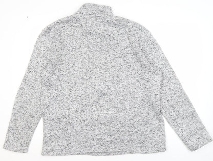 Mens UK Size L Atlas For Men Grey Pullover Sweatshirt