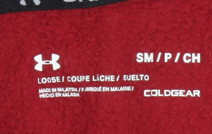 Under Armour Men's Red Pullover Hoodie Size S