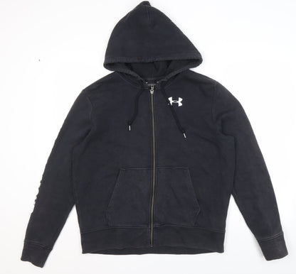 Under Armour Men's Black Full Zip Hoodie, Large