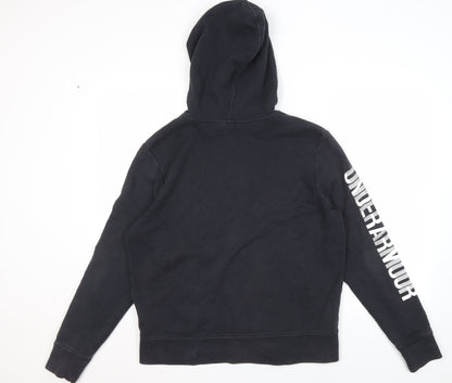 Under Armour Men's Black Full Zip Hoodie, Large