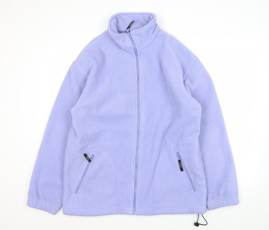 Rydale Women's Purple Fleece Jacket M - Casual Zip