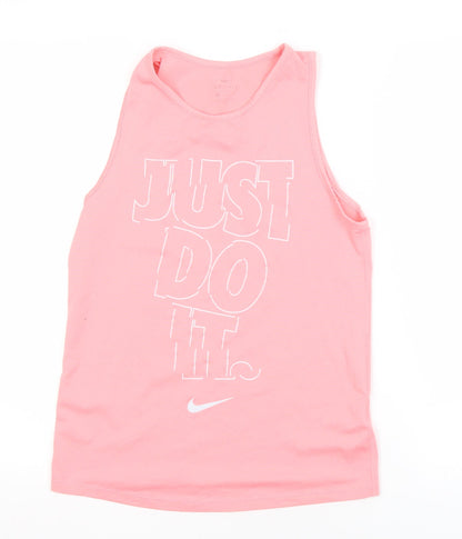 Nike Women's Pink Sleeveless Tank Top XS
