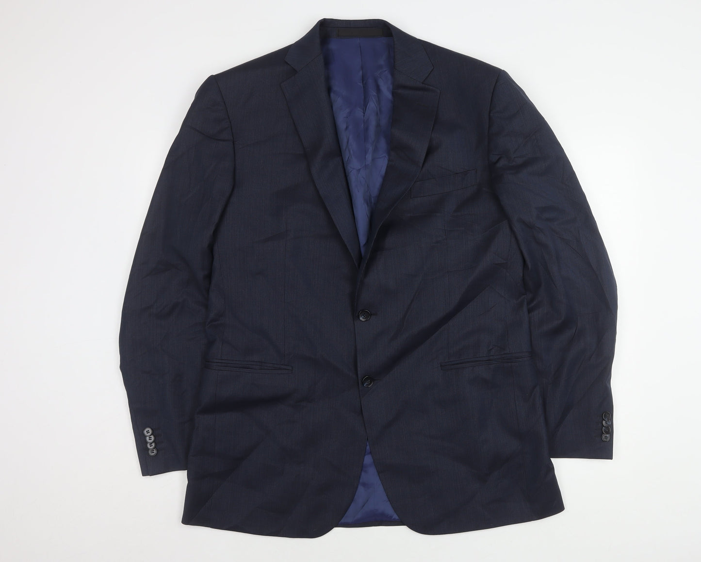 UK Size 42 Marks and Spencer Regular Blue Suit Jacket