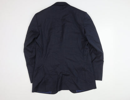 UK Size 42 Marks and Spencer Regular Blue Suit Jacket