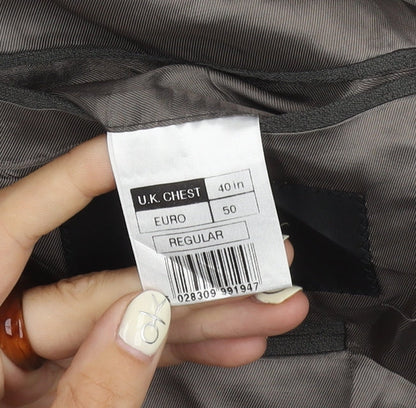 Mens UK Size 40 Centaur Regular Grey Suit Jacket