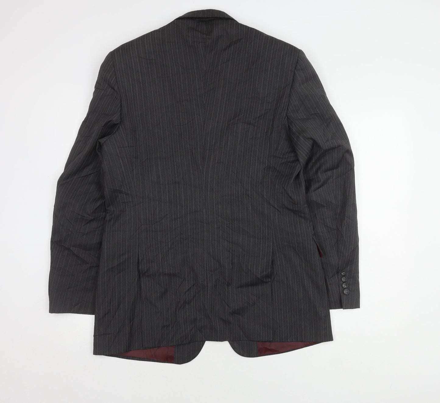 Mens UK Size 40 Brook Taverner Regular Grey Suit Jacket
