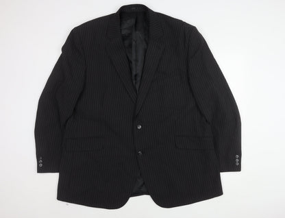 Mens UK Size 50 Centaur Regular Black Suit Jacket