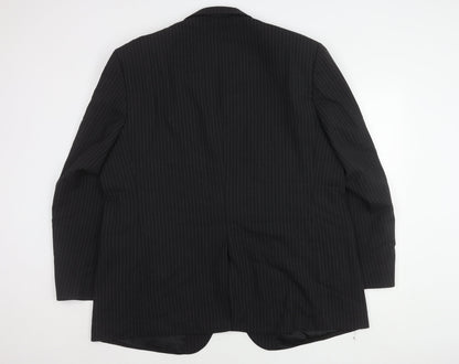 Mens UK Size 50 Centaur Regular Black Suit Jacket