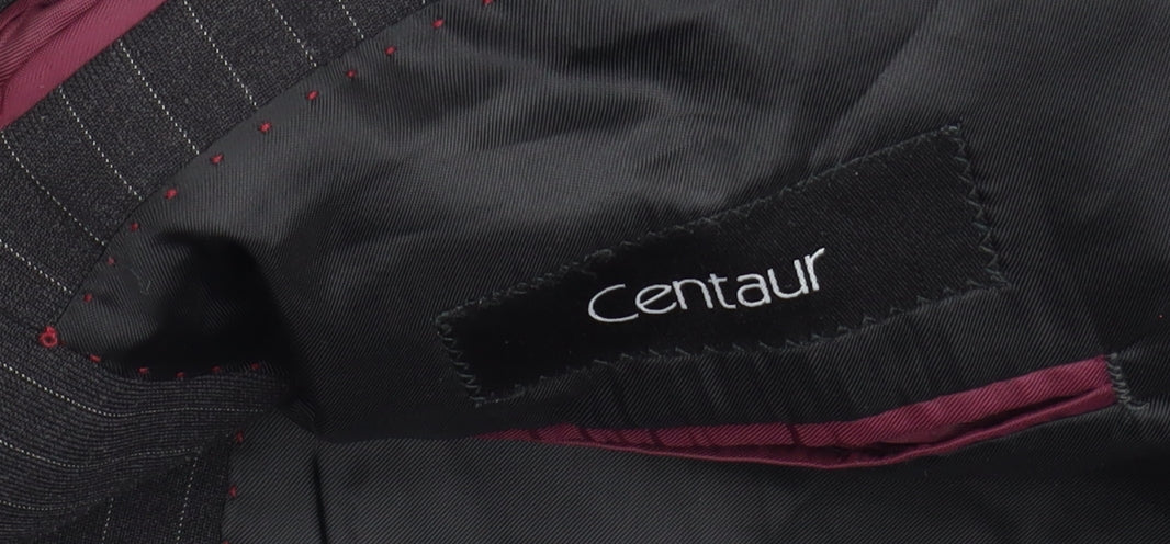 Mens UK Size 50 Centaur Regular Black Suit Jacket