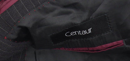 Mens UK Size 50 Centaur Regular Black Suit Jacket