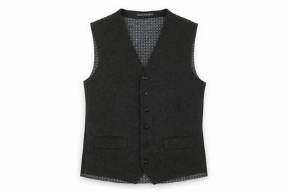 Next Men's Grey Wool Waistcoat Size 38R Regular Fit