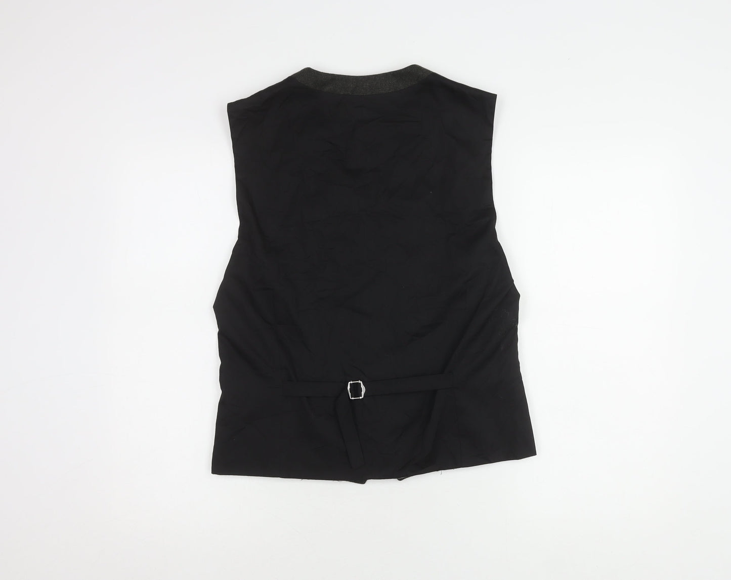 Next Men's Grey Wool Waistcoat Size 38R Regular Fit
