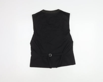 Next Men's Grey Wool Waistcoat Size 38R Regular Fit