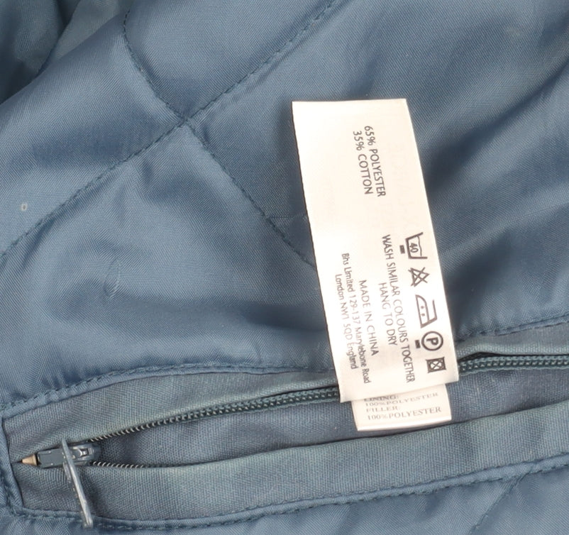Mens UK Size XL BHS Blue Parka Coat