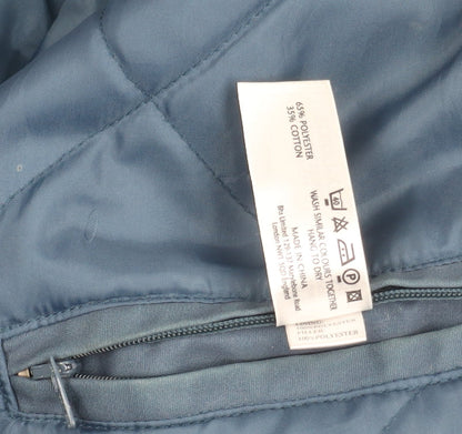 Mens UK Size XL BHS Blue Parka Coat