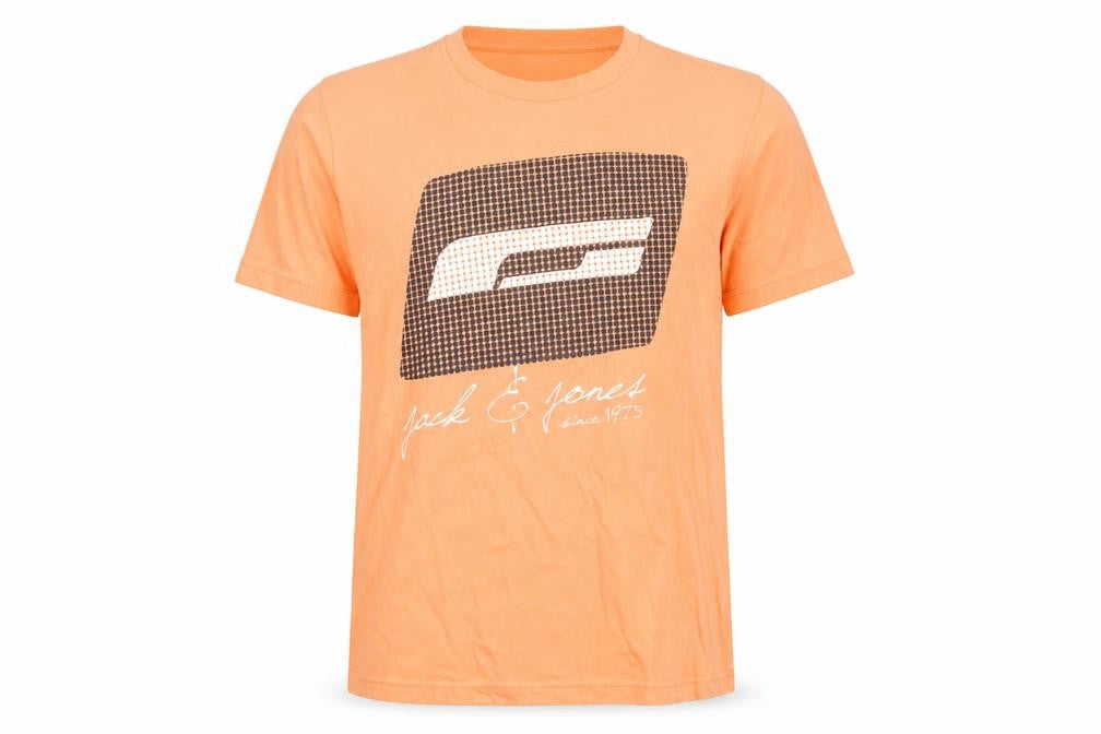 Mens UK Size M JACK & JONES Orange  T-Shirt
