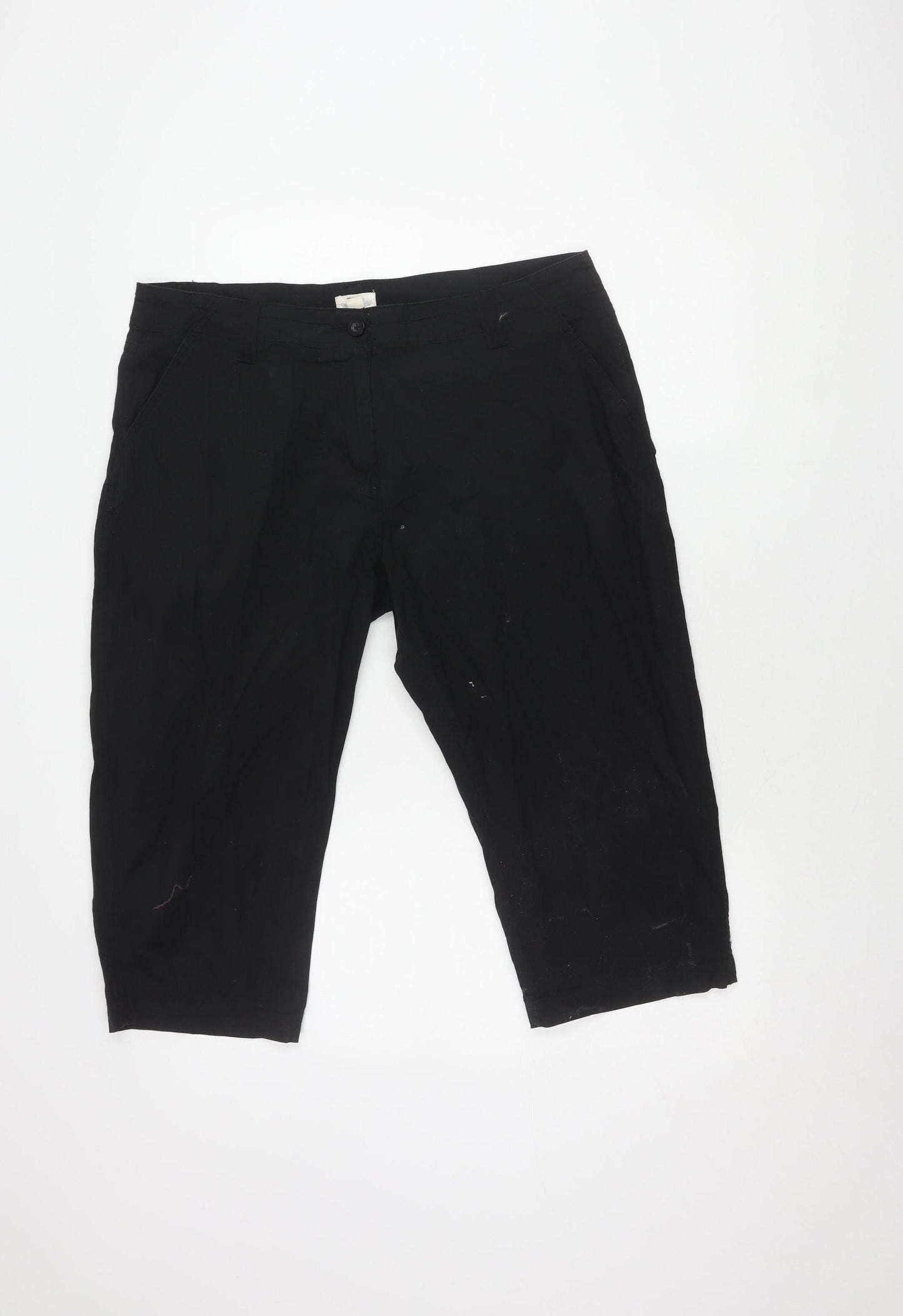 Mountain Warehouse Black Bermuda Shorts UK 16