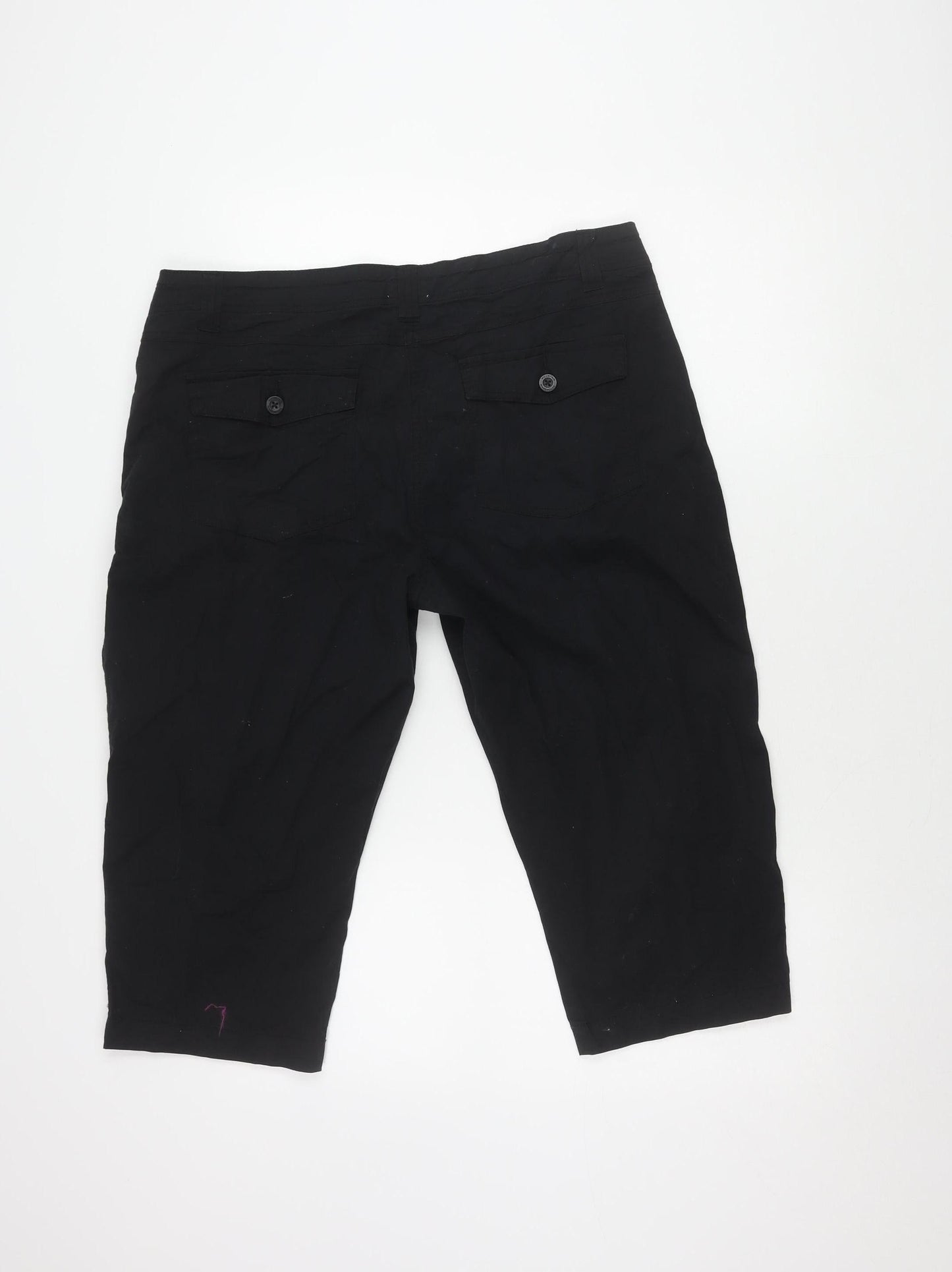 Mountain Warehouse Black Bermuda Shorts UK 16