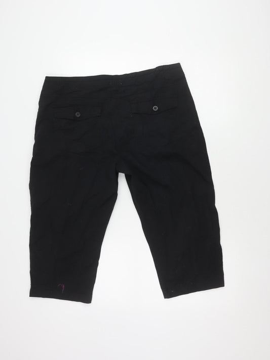 Mountain Warehouse Black Bermuda Shorts UK 16