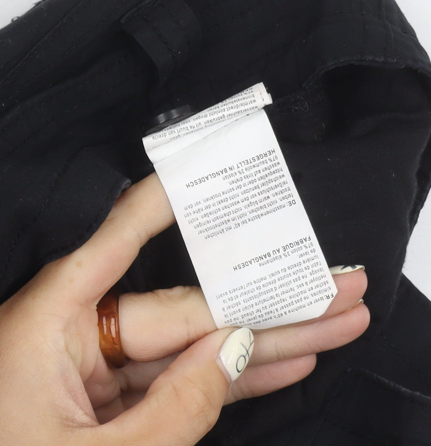 Mountain Warehouse Black Bermuda Shorts UK 16