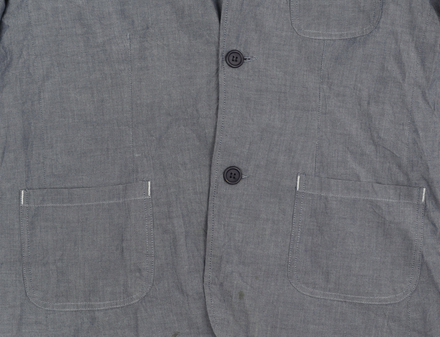 The True Heritage Men's Blue Blazer, L, Notch Lapel