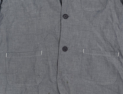 The True Heritage Men's Blue Blazer, L, Notch Lapel