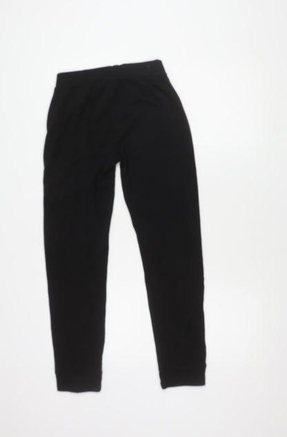 Lonsdale Girls Black Jogger Trousers Size 12
