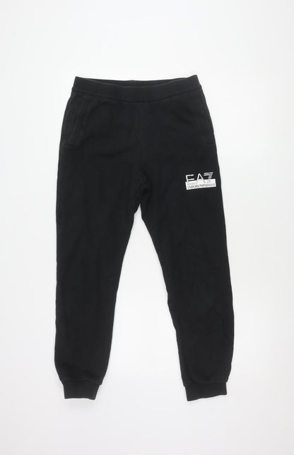 Emporio Armani Unisex Black Jogger Trousers M