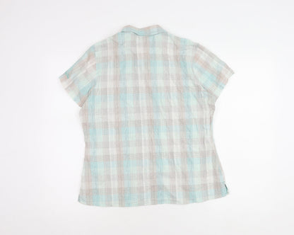 Womens UK Size 12 Regatta Multicoloured Basic Button-Up
