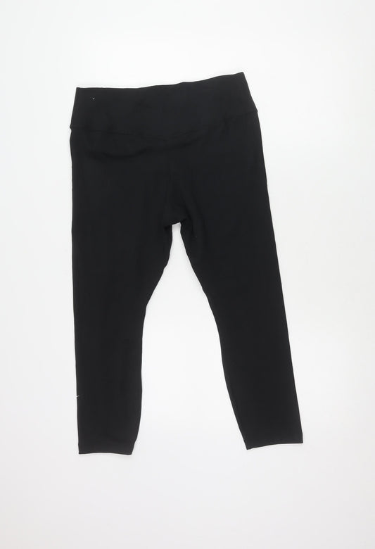 Nike Women's Black Leggings L Moisture Wicking Activewear