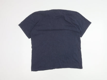 Tommy Jeans Men's Blue Medium Regular Fit T-Shirt